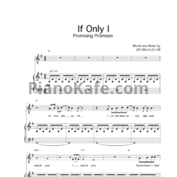 Ноты Jon McLaughlin - Maybe it's over - предпросмотр