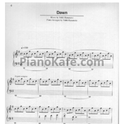 Ноты Yuhki Kuramoto - Dawn - предпросмотр