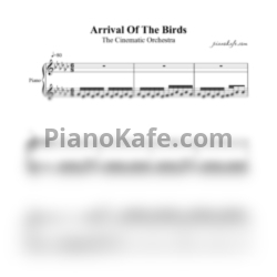 Ноты The Cinematic orchestra - Arrival of the birds (Piano cover) - предпросмотр