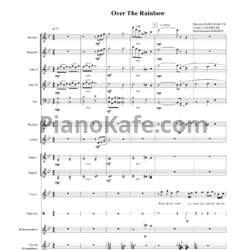 Ноты Harold Arlen - Over the rainbow (для ОРНИ и голоса) - предпросмотр
