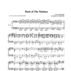 Ноты Franz Ferdinand - The dark of the matinee