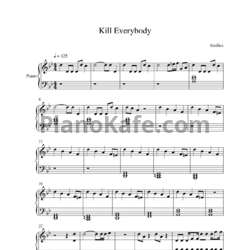 Ноты Skrillex - Kill everybody - предпросмотр
