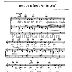 Ноты Cole Porter - Let's do it (Let's fall In love) - предпросмотр