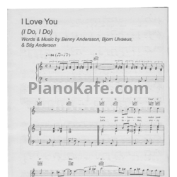Ноты Abba - I Do, I Do (I Love You) (Версия 2) - предпросмотр