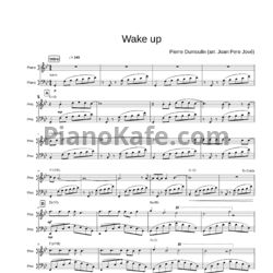 Ноты Eliot - Wake up (Belgium)