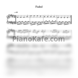 Ноты Alan Walker - Faded (Piano N cover) - предпросмотр