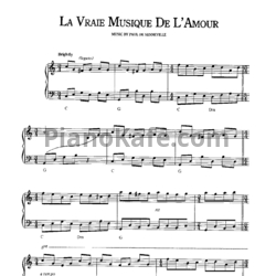 Ноты Richard Clayderman - La vraie musique de l'amour - предпросмотр