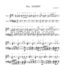 Ноты PSY feat. CL of 2NE1 - Daddy