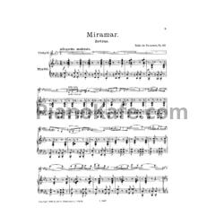 Ноты Пабло де Сарасате - Сортсико "Miramar" (Соч. 42) - предпросмотр
