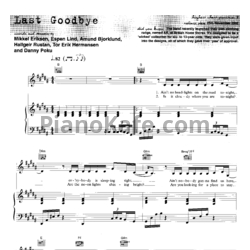 Ноты Atomic Kitten - The last goodbye