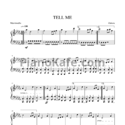 Ноты Marshmello - Tell me - предпросмотр