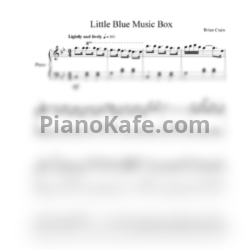 Ноты Brian Crain - Little blue music box - предпросмотр