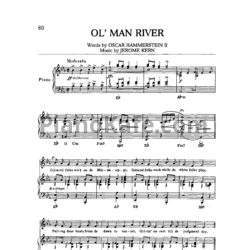 Ноты Frank Sinatra - Ol' man river - предпросмотр