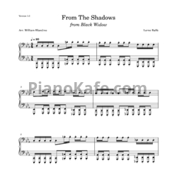 Ноты Lorne Balfe - From the shadows - предпросмотр