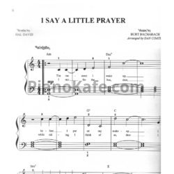 Ноты Diana King - I say a little prayer