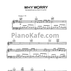 Ноты Mark Knopfler - Why worry