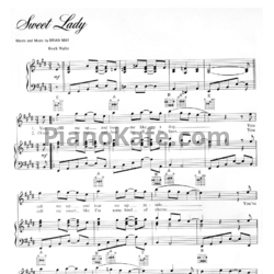 Ноты Queen - Sweet lady - предпросмотр