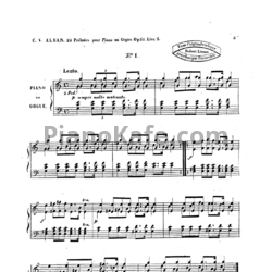 Ноты Шарль Алькан - 25 прелюдий (Op. 31) - предпросмотр