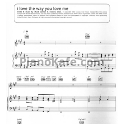 Ноты Boyzone - I love the way you love me