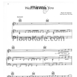 Ноты Crowded House - Weather With You