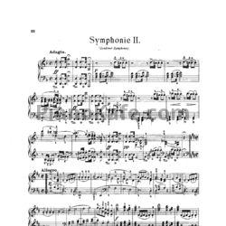 Ноты Йозеф Гайдн - Симфония №2 (Переложение для клавира А. Горна) - предпросмотр