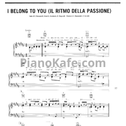 Ноты Eros Ramazotti & Anastacia - I belong to you - предпросмотр