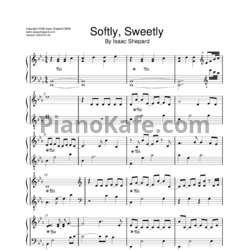 Ноты Isaac Shepard - Softly sweetly - предпросмотр
