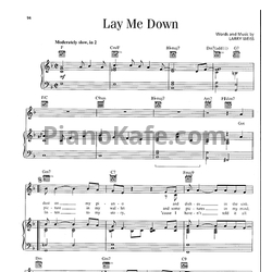 Ноты Barry Manilow - Lay me down - предпросмотр
