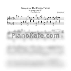 Ноты Richard Bellis - Pennywise the clown theme