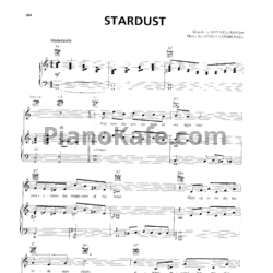 Ноты Hoagy Carmichael - Stardust (Версия 2) - предпросмотр