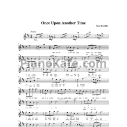 Ноты Sara Bareilles - Once upon another time - предпросмотр