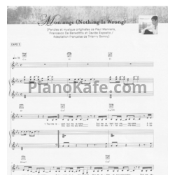 Ноты Gregory Lemarchal - Mon ange