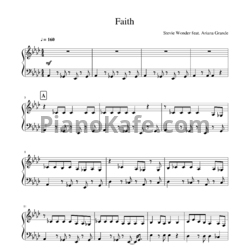 Ноты Stevie Wonder feat. Ariana Grande - Faith - предпросмотр