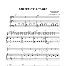 Ноты Taylor Swift - Sad beautiful tragic - предпросмотр