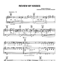 Ноты Lara Fabian - Review My Kisses - предпросмотр