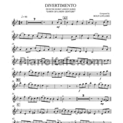 Ноты Secret Garden - Divertimento (для скрипки) - предпросмотр