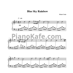 Ноты Brian Crain - Blue sky rainbow - предпросмотр