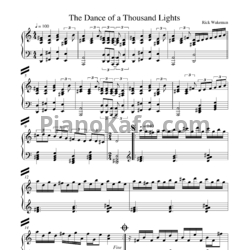 Ноты Rick Wakeman - The dance of a thousand lights - предпросмотр