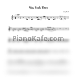 Ноты Jung Jae-il - Way back then - предпросмотр