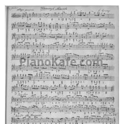 Ноты Карл Черни - Кренунгсмарш, Op. 101 - предпросмотр