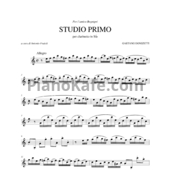 Ноты Gaetano Donizetti - Studio primo - предпросмотр