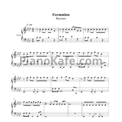 Ноты Beyonce - Formation - предпросмотр