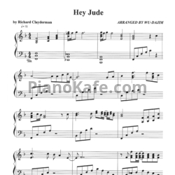 Ноты Richard Clayderman - Hey Jude - предпросмотр