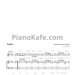 Ноты Antonio Carlos Jobim & Luis Bonfá - Engano - предпросмотр