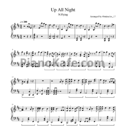 Ноты N.Flying - Up all night - предпросмотр