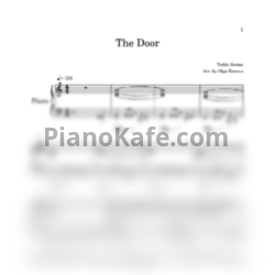 Ноты Teddy Swims - The door (Piano cover A-moll) - предпросмотр