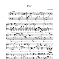 Ноты Vicenzo Piano - Flow - предпросмотр