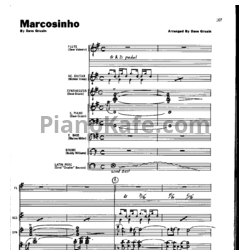 Ноты Dave Grusin - Marcosinho (Партитура) - предпросмотр