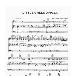 Ноты Frank Sinatra - Little green apples - предпросмотр
