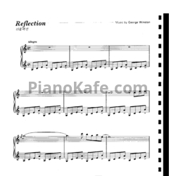 Ноты George Winston - Reflection